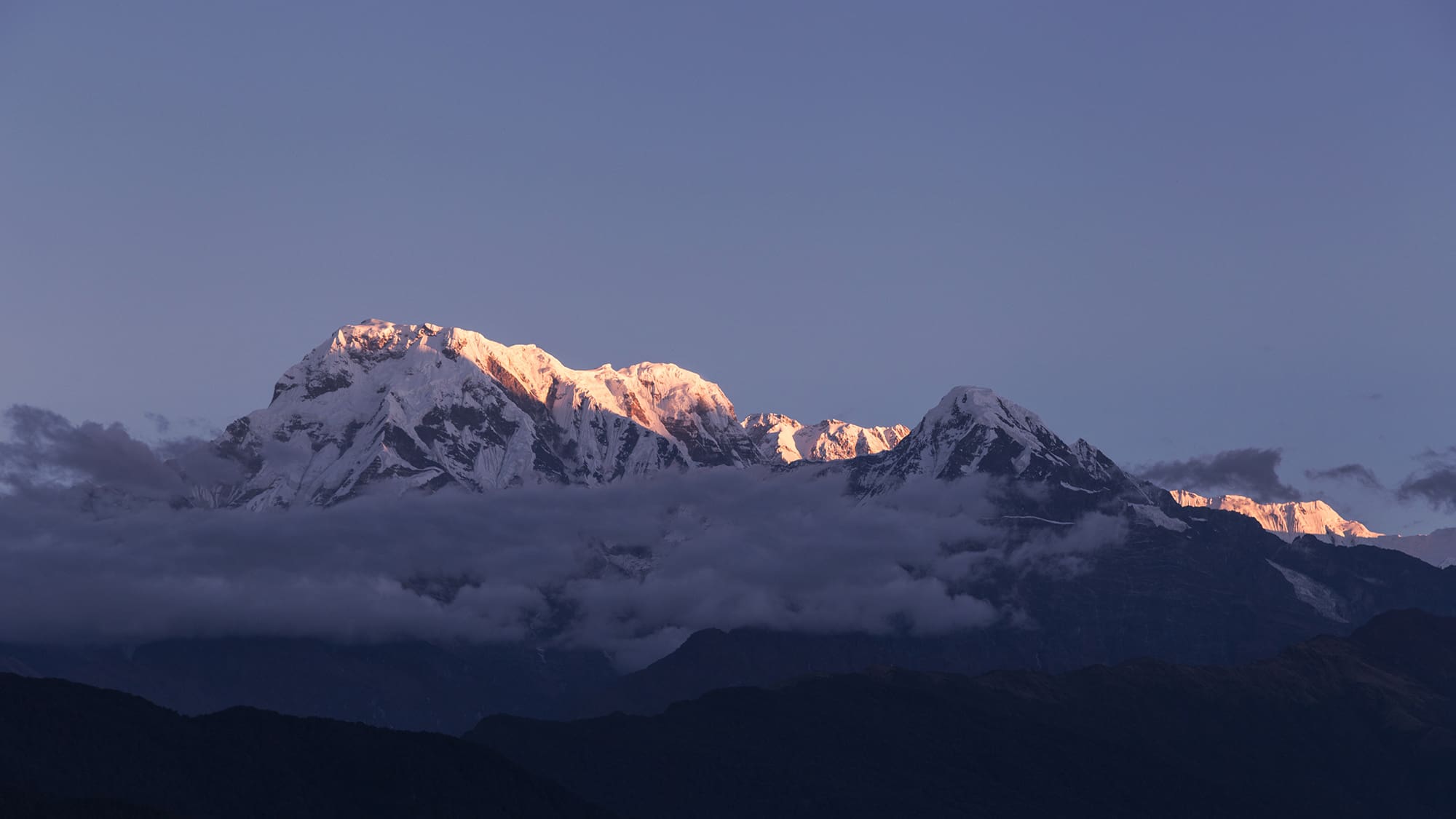 Annapurna Mountain Sunset